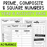 Year 6 Number & Algebra: Prime, Composite & Square Numbers (AC9M6N02) - The Sydney Teacher