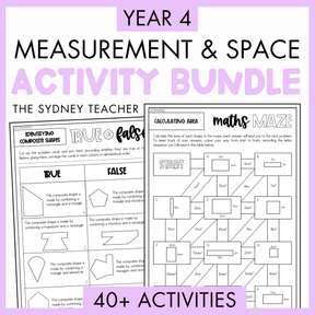 Year 4 Maths Activity MEGA Bundle - Covers Every Maths Outcome!