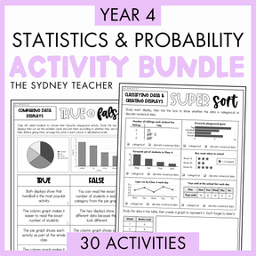Year 4 Maths Activity MEGA Bundle - Covers Every Maths Outcome!