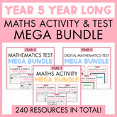 Year 5 Maths Test & Activity MEGA Bundle - Year Long Pack