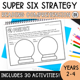 Lower Primary Super Six Comprehension - Use with ANY text!