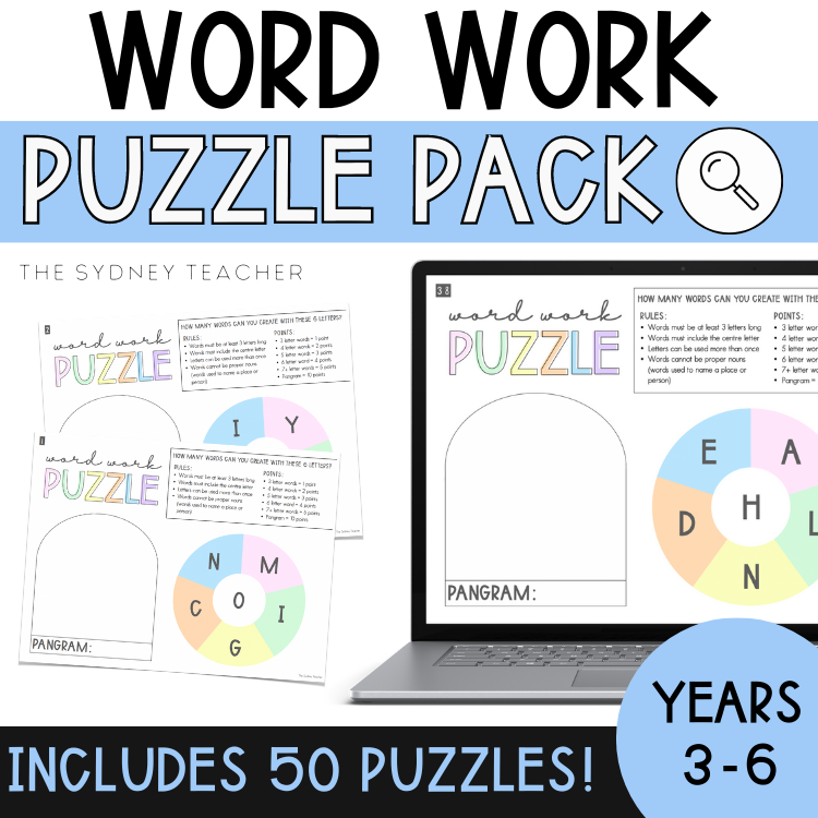 Word Work Puzzles