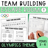 Olympics Themed Team Building Escape Room Years 3-6