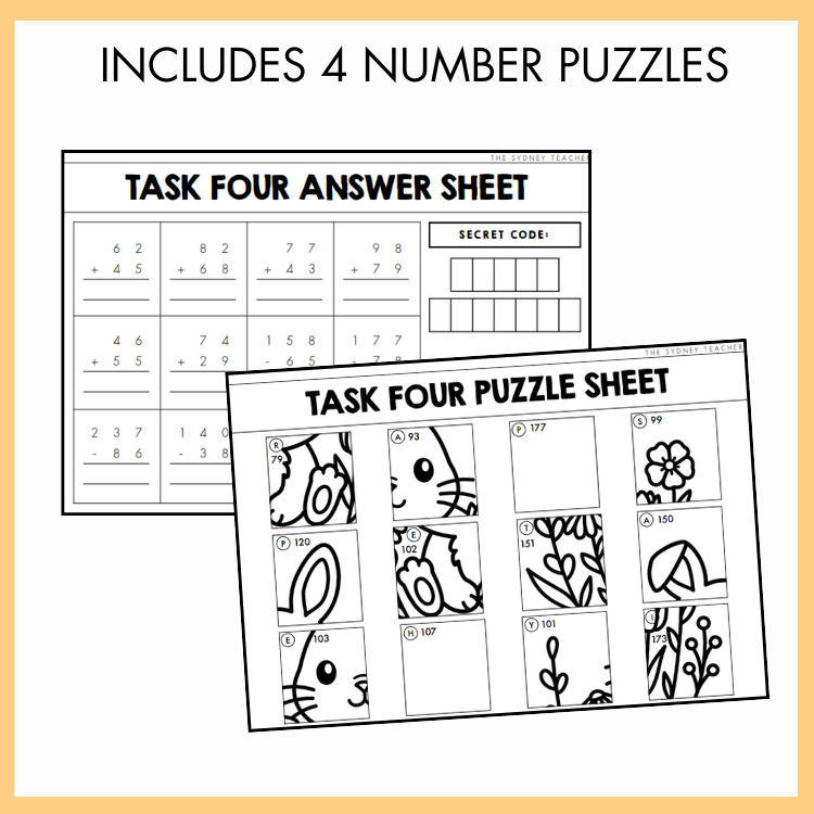 Easter Maths Escape Room | Year 3 & 4