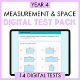 Year 4 Measurement & Space Digital Test Pack