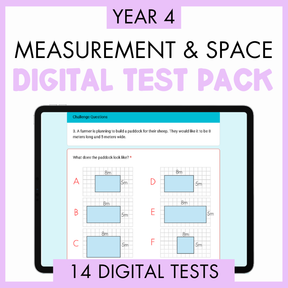 Year 4 Measurement & Space Digital Test Pack