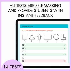 Year 4 Measurement & Space Digital Test Pack