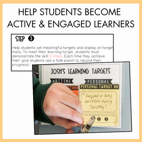 Feedback & Learning Target Sticky 'Post It' Notes Bundle