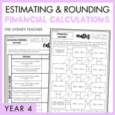Year 4 Number & Algebra: Estimating and Rounding Financial Calculations (AC9M4N07)