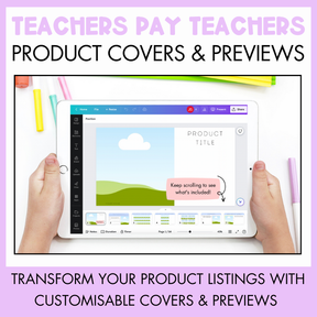 Teachers Pay Teachers Product Covers and Previews