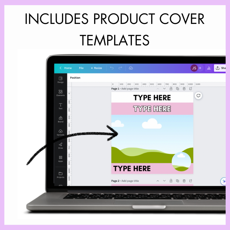 Teachers Pay Teachers Product Covers and Previews