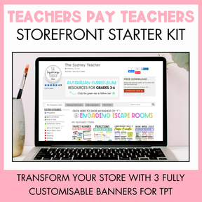 Teachers Pay Teachers Storefront Starter Kit