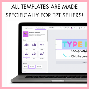 Teachers Pay Teachers Storefront Starter Kit