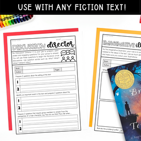 Lower Primary Literature Circle Templates - Use with ANY text!