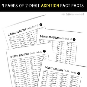 Addition and Subtraction Fact Fluency Pack