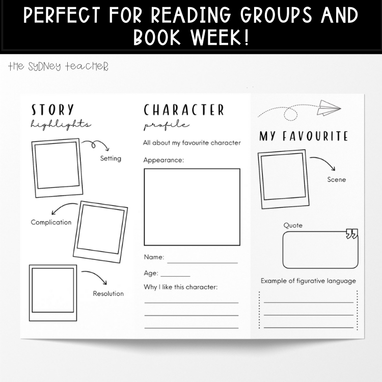 Book Review Tri-fold - Perfect for Book Week!