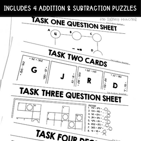 Addition and Subtraction Escape Room - Year 3 & 4 - The Sydney Teacher