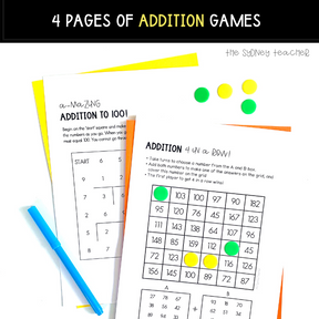 Addition and Subtraction Fact Fluency Pack - The Sydney Teacher