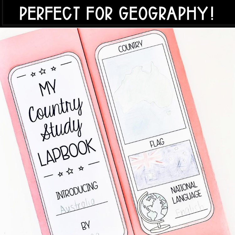 Country Study Lapbook - Perfect for the Olympics! - The Sydney Teacher