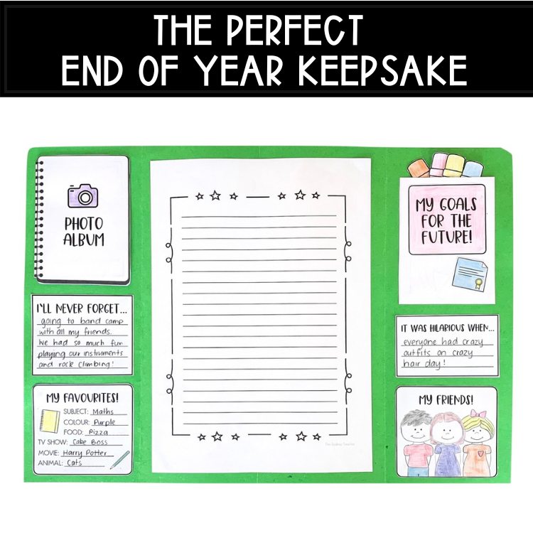 End of Year Lapbook - The Sydney Teacher