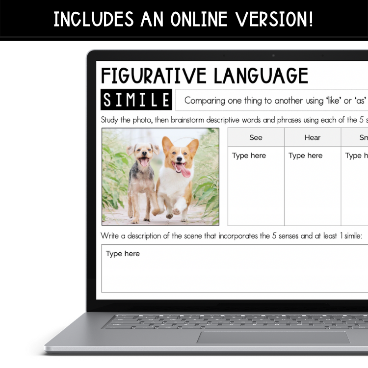 Figurative Language Task Cards - The Sydney Teacher