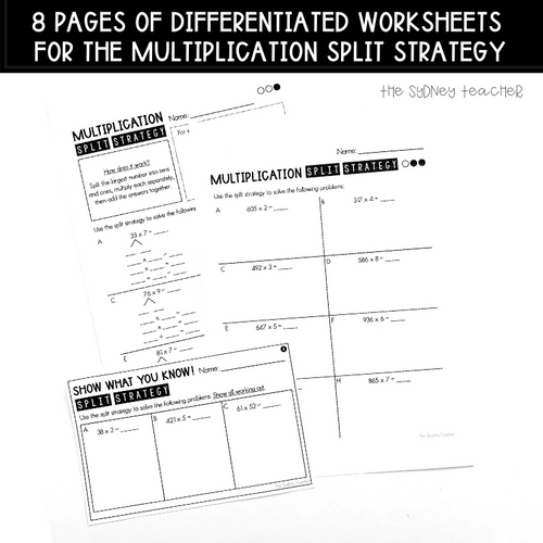 Multi-Digit Multiplication and Division Pack ⭐️ The Sydney Teacher