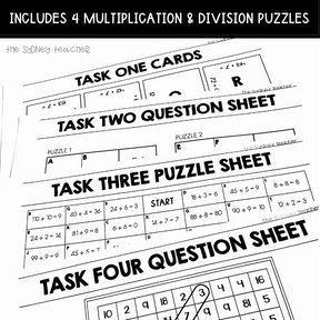 Multiplication & Division Escape Room - Year 3 & 4 - The Sydney Teacher