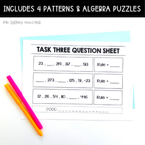 Patterns & Algebra Escape Room - Year 5 & 6 - The Sydney Teacher