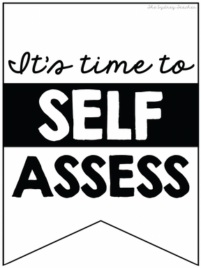 Self Assessment Bunting - The Sydney Teacher