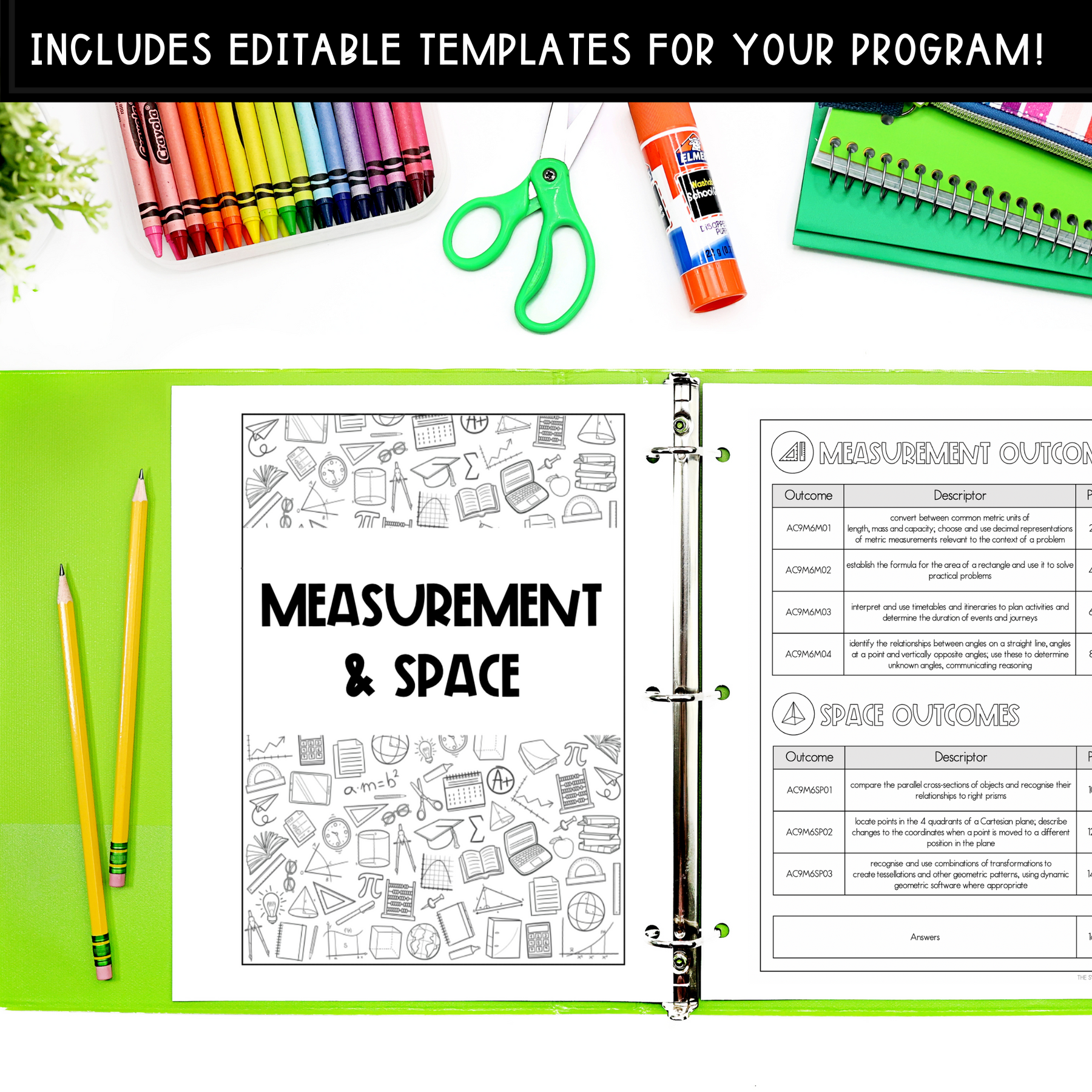 Year 6 Measurement & Space Test Pack - The Sydney Teacher